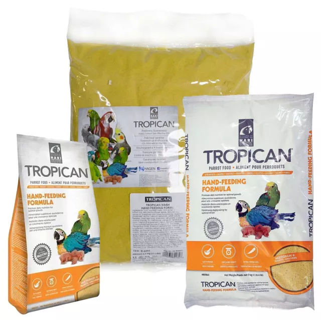 Hari Tropican Hand Feeding Formula Baby Parrot Bird Food Daily Nutrition Growth