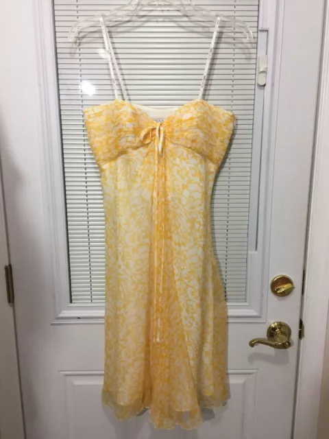 Laundry By Shelli Segal Women's Size 2 Strapless 100% Silk Summer Dress RN#52549