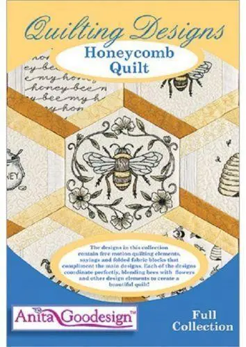 HoneyComb Quilt Anita Goodesign Embroidery Machine Design CD