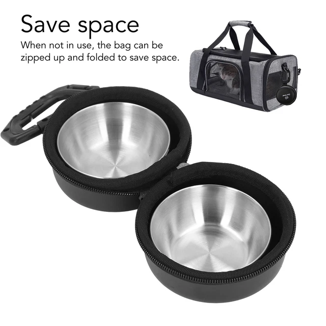 Set De 2 Bols Bébé Anti-Renversement Avec Ventouse + 2 Cuillères - Inox Et Silicone Sans BPA - Pour Enfant Qui Mange Seul - Facile à Nettoyer