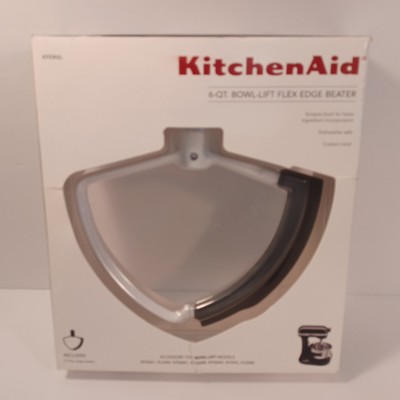 KitchenAid KFEW6L Flex Edge Beater Fit 6 Quart Bowl-Lift Stand Mixers Used Once