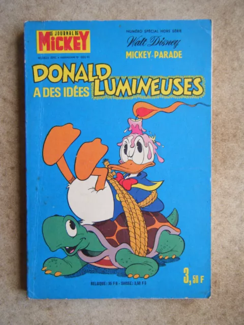 Mickey Parade N°1055Bis Donald A Des Idees Lumineuses 1972