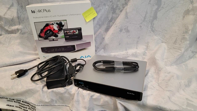 AJA Video Systems Io 4K Plus I/O Thunderbolt3 Professional Video