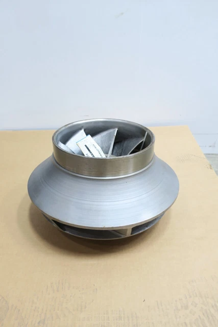 Sulzer D-13939 Steel Pump Impeller 16-1/4in Od 3-1/4in Bore 7-vane