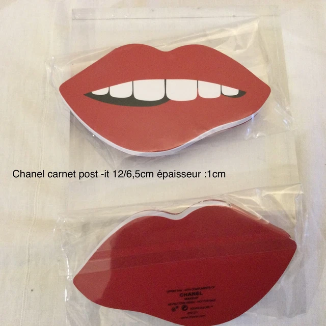 CHANEL CARNET POST-IT rouge allure EUR 5,00 PicClick FR