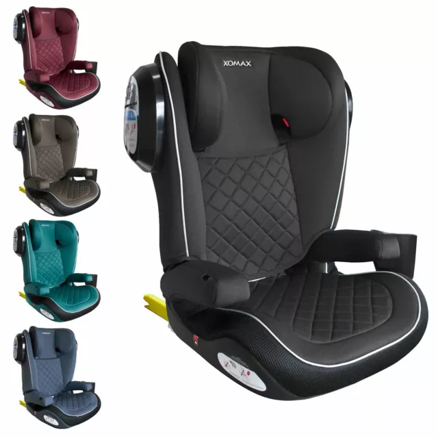 Auto Kindersitz Isofix SPS Kopfstütze Gruppe 2+3 15-36kg ECE Autositz waschbar