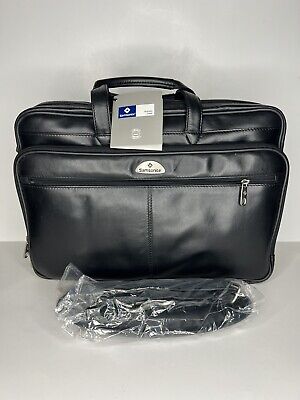 Samsonite Soft Business Case Leather/Nylon Black Computer travel bag