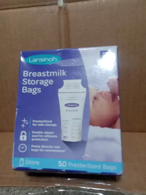 Lansinoh Breastmilk Storage Bags 50 Pre Sterilized Bags