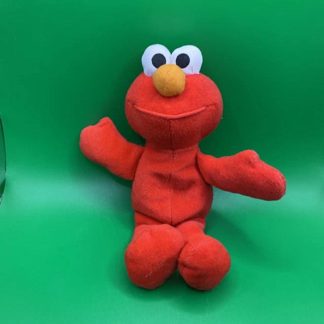 VINTAGE 1997 ELMO Sesame Street Soft Toy Plush Beanie Retro 90s Jim