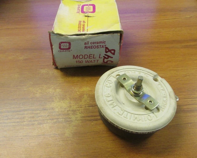 New. Ohmite Rheostat 150 Watt, Cat# Rls100-0536 ... Vv-223