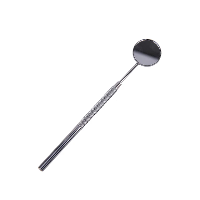 Dental Mouth Mirrors #5 Set Of 10 - Hollow Handle, Stainless Steel, Replaceable Mirrors For Teeth Examination Teeth Examination Tools Dental Mouth Mirrors #5 Set Of 10 - Hollow Handle, Stainless Steel, Replaceable Mirrors For Teeth Examination Teeth Examination Tools