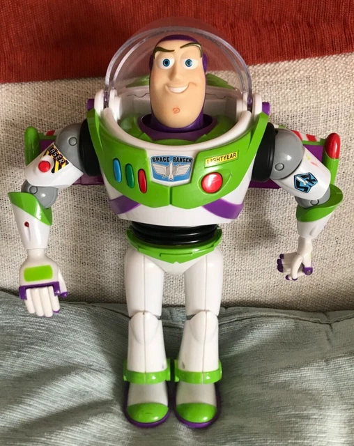DISNEY PIXAR TOY Story 3 12" 2010 Mattel Jet Pack Talking Buzz