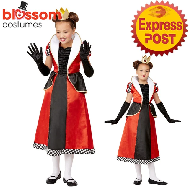 CK1912 GIRLS QUEEN of Hearts Alice in Wonderland Book Week Fancy Dress ...