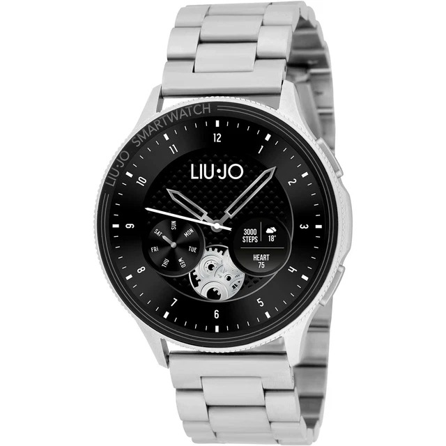 Mens Smartwatch LIU JO LUXURY VOICE SWLJ075 Stainless Steel Touchscreen