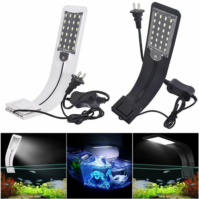 Waterproof Bright LED Aquarium Light Plants Grow Light Clip-on Lamp Fish Tank