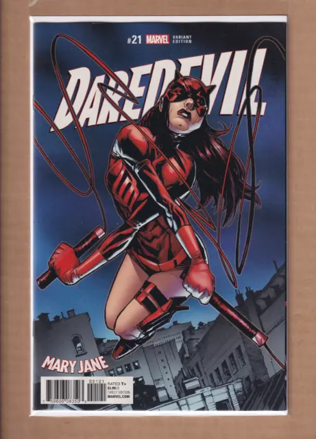 Daredevil #21 Mary Jane Variant Marvel Comics (2017) Vf/Nm