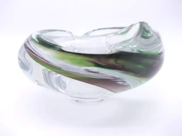 Jiri Suhajek Crystalex Novy Bor Glasschale Schale Czech Glass