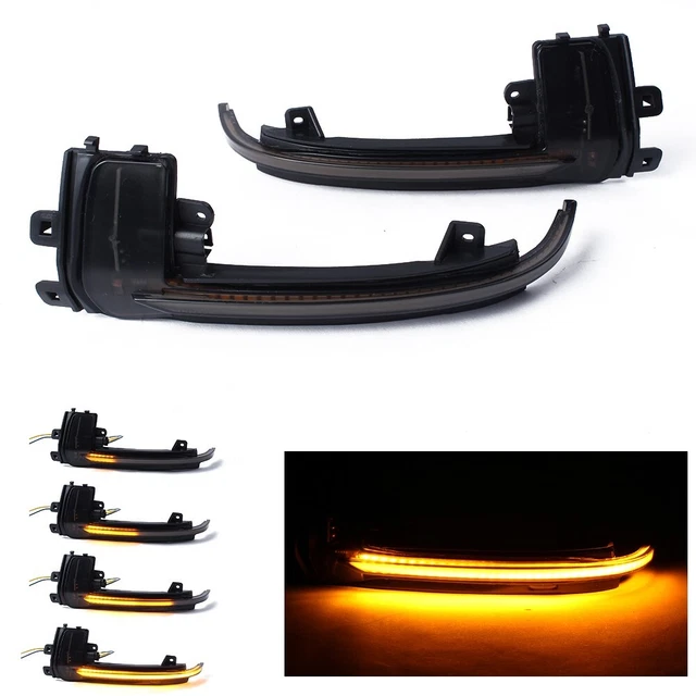 2PCS LED Dynamique Miroir Signal Clignotant Set for A3 A4 A5 B8.5 S3 S4 S5 Neuf