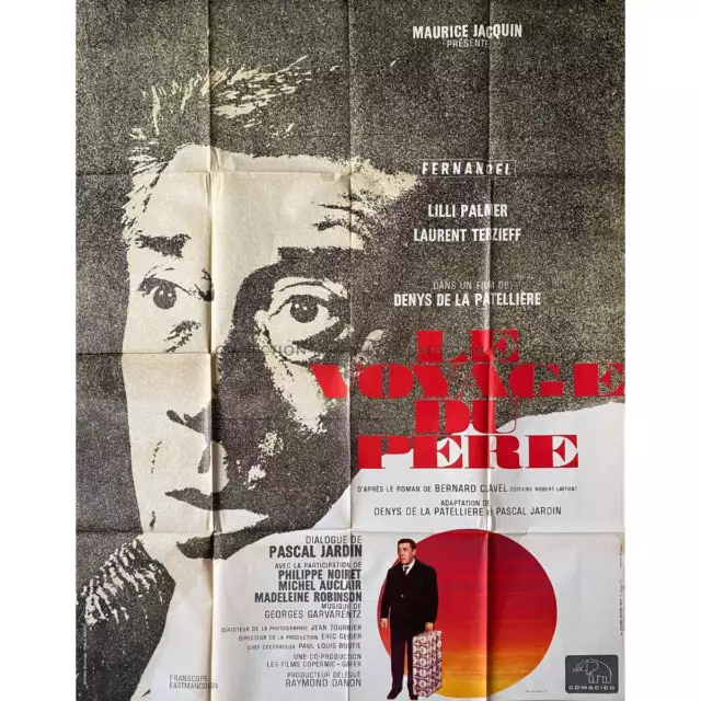 LE VOYAGE DU PERE Affiche de film  - 120x160 cm. - 1966 - Fernandel, Denys de La