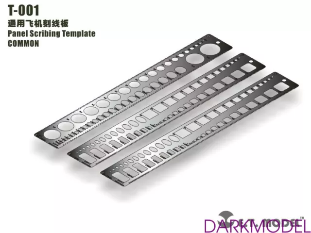 ET Model T-001 Panel Scribing Template Detail Up part COMMON