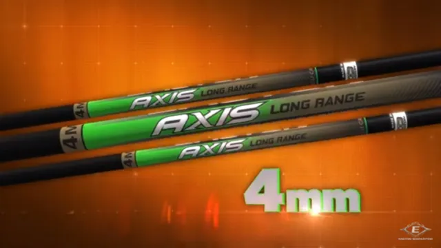 Easton Axis 4mm Long Range 6 Pack Arrows