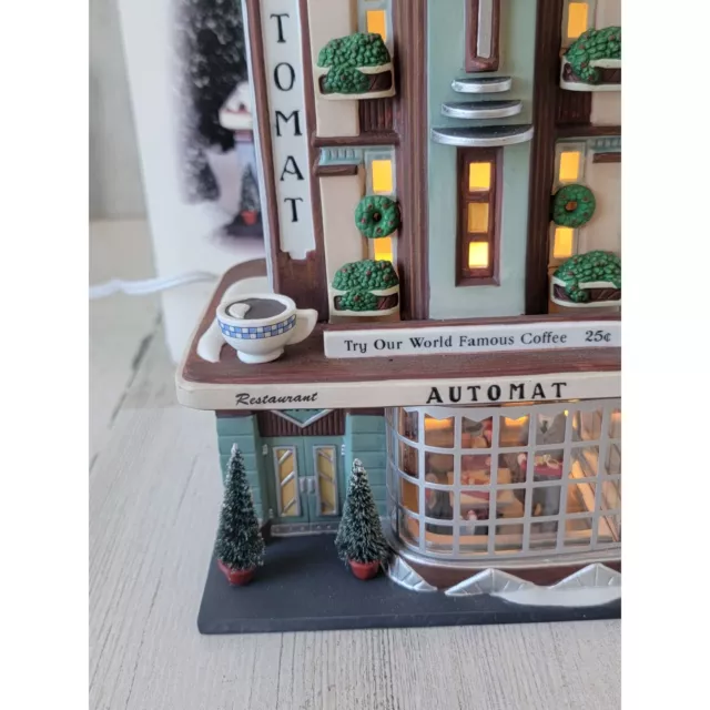 Dept 56 58954 Clark Street Automat Christmas City Village accessory Xmas 3