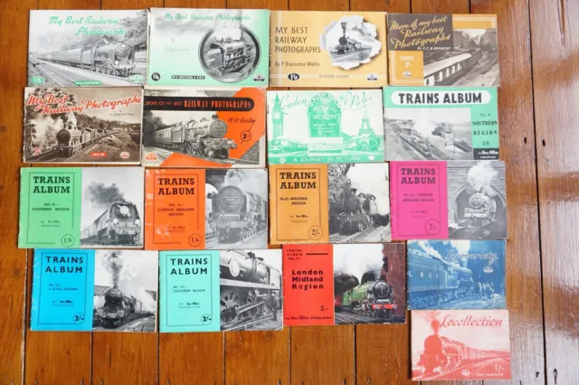 Ian Allan abc My Best Railway Photographs Trains Album Loco Locomotive Booklets