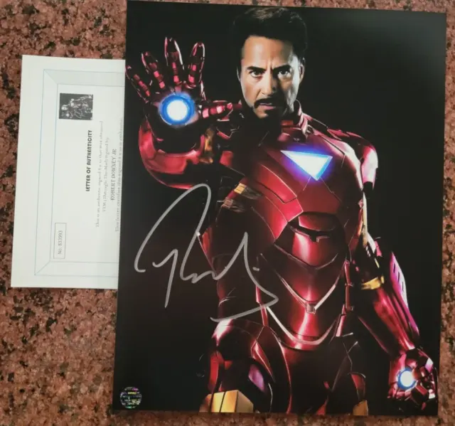 Signed Autograph of Robert Downey Jr