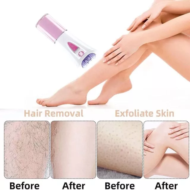 LED Lights Hair Remover ABS Facial Epilator Durable Electric Hair Puller