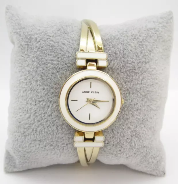 Women Anne Klein Quartz WR Analog 25mm Dial Causal Round Watch (G258) AK3284