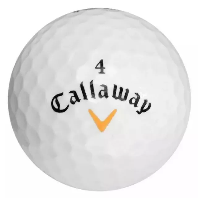 50 Callaway Warbird Mix Used White Golf Balls AAAAA Mint Condition! (5A Grade)