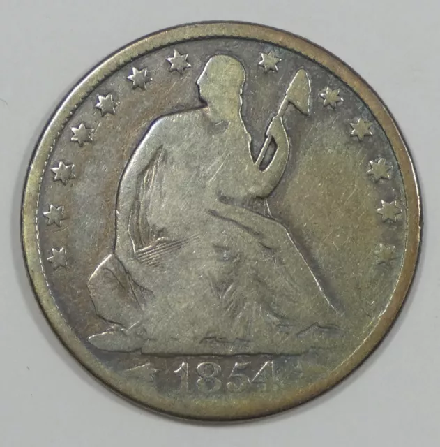 1854-O Liberty Seated Silver Half Dollar with Arrows GOOD