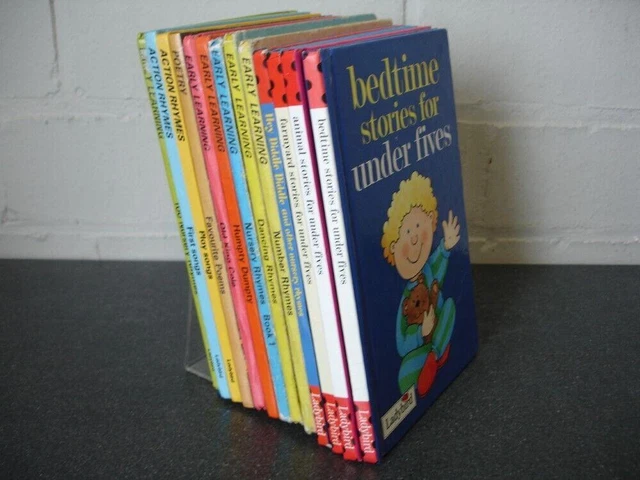 10 Book Bundle Ladybird Early Learning Nursery Rhymes, Children's Story Books
