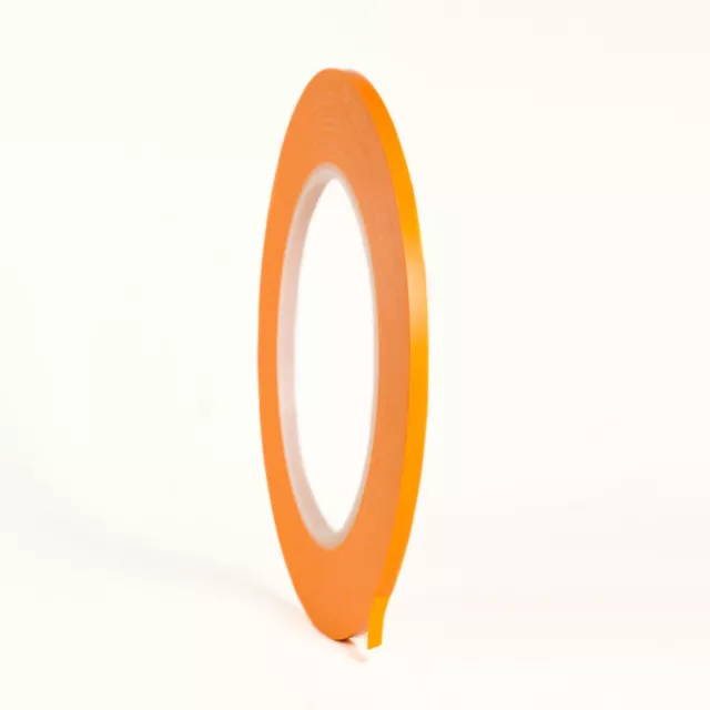 Zierlinienband Fineline Konturenband Klebeband 1,6 mm x 55 m für Autolack orange