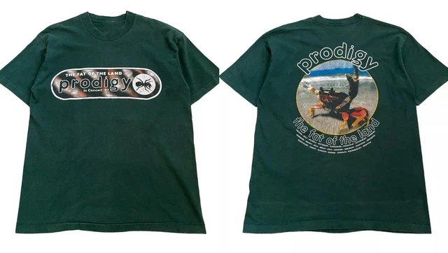 T-shirt The Prodigy Fat Of The Land Vintage 1997 - Taille XL - Neuf Avec étiquettes