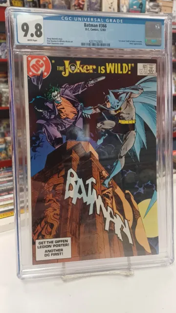 BATMAN #366 (DC Comics, 1983) CGC Graded 9.8 ~ JOKER ~ White Pages