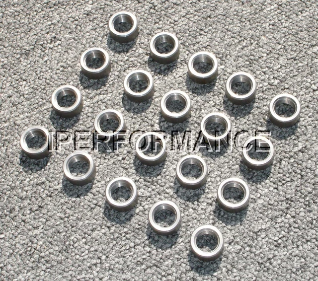 20 pack O2 Sensor Bungs (Steel), M18 x 1.5 Thread, Weld On, Oxygen Sensor Bung
