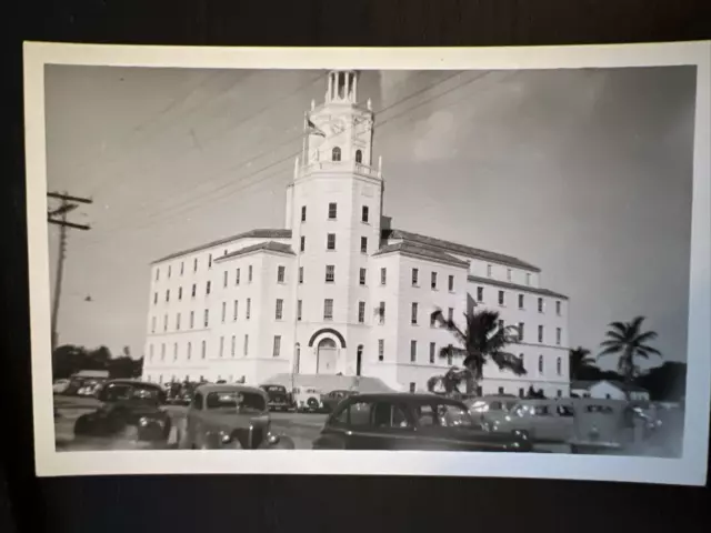 Vtg Postcard RPPC Ft. Lauderdale Florida FL Broward County Courthouse