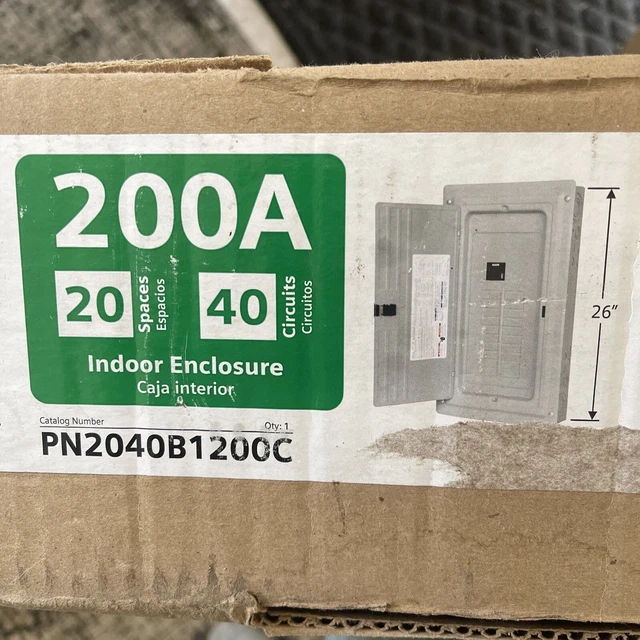PN Series 200 Amp 40-Space 40-Circuit Main Breaker Plug-On Neutral Load Center