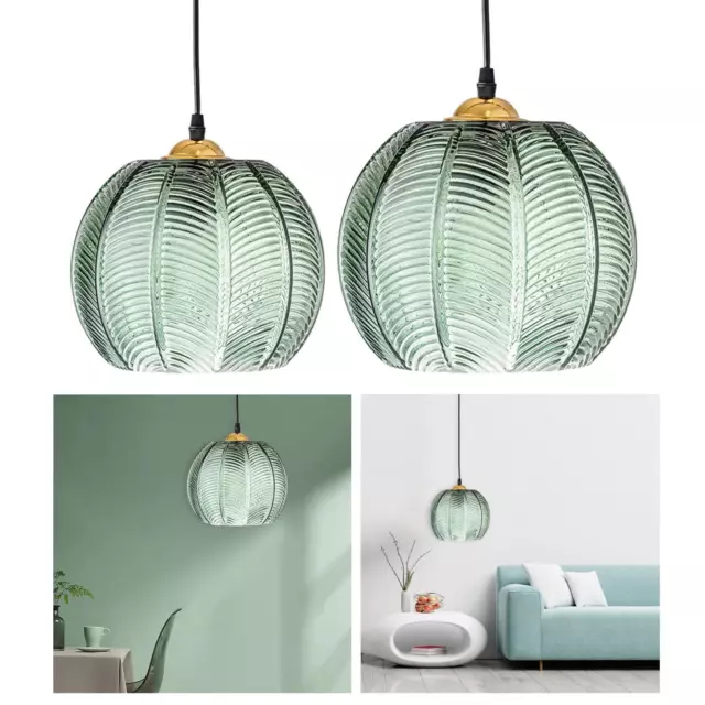Glass Pendant Light Decorative Lampshade E27 Lighting for Dining Room Indoor