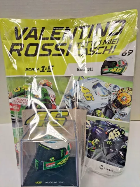 Valentino Rossi Tutti I Miei Caschi Mugello 2011 Italia  69' Uscita Edicola