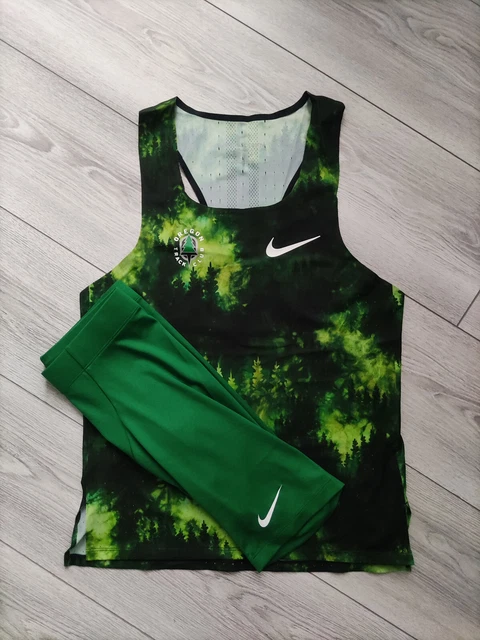 Nike Pro Elite track and field Oregon Track Club singlet and half tights size S