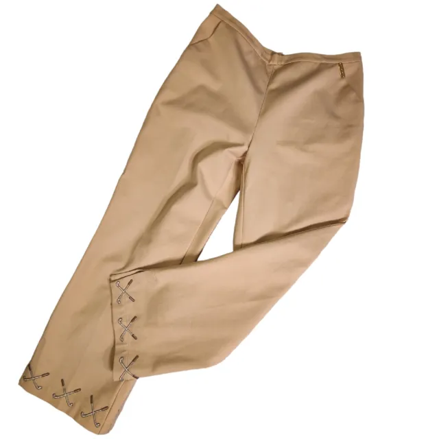 St John Sport by Marie Gray Pants Womens Size 8 Golf Ankle Length Camel Stretch
