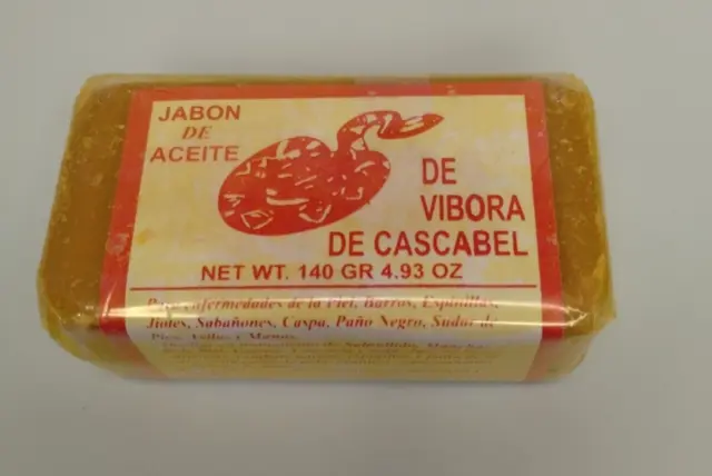 Jabon de Aceite de vibora de cascabel "Rattlesnake Oil Soap mexicano