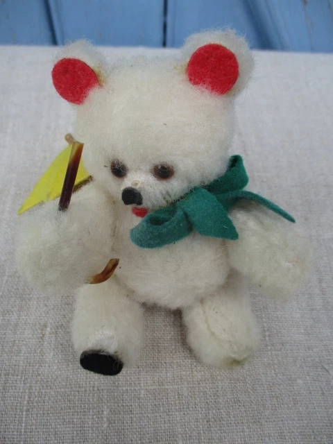 Ancien ours en peluche articulé vintage années 1950 - Collection