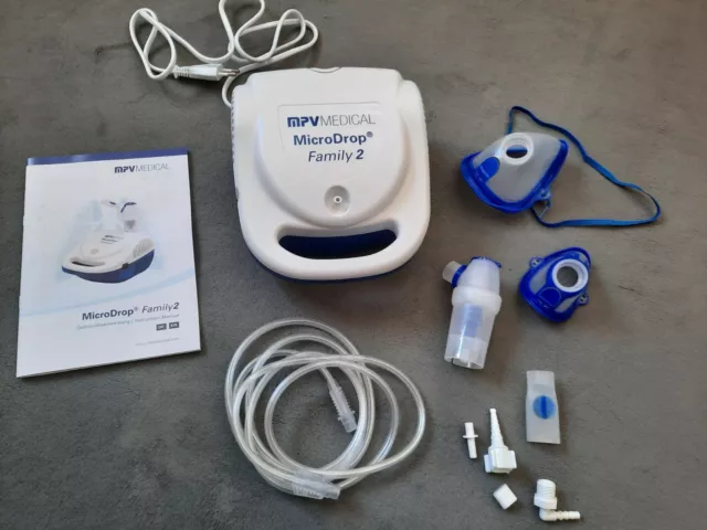 MicroDrop Family 2 Inhalationsgerät MPV MEDICAL gebraucht in Originalverpackung