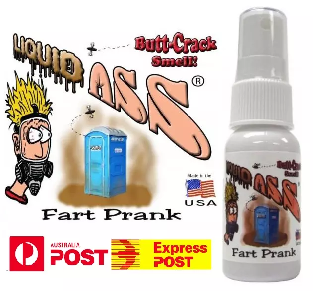 2 x Liquid Ass Spray Mister Fart Prank Pooter Stink Bottle Smell Bomb Prank  Gag 