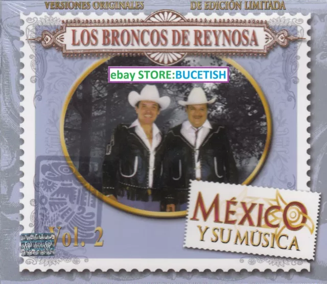 Los Broncos de Reynosa Mexico y su Musica Vol 2 Box set 3CD New Nuevo sealed