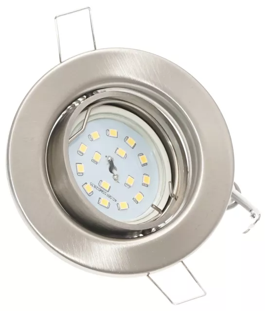 15er Set Innenraum LED Decken Einbaustrahler Downlight flach gesamter Wohnraum