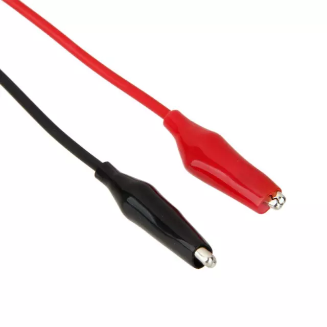 Banana plug to Aligator Clip Test Lead Cable for Tester Multimeter R+B 3